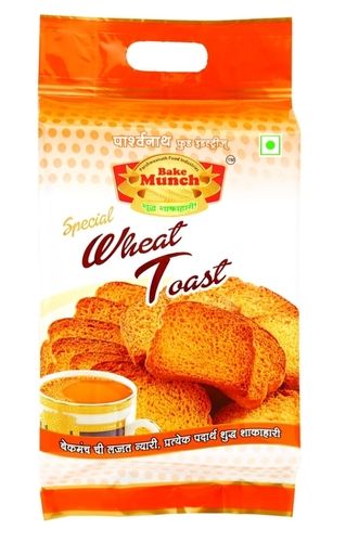 Solid 11% Fat Sweet Healthy Eggless Wheat Rusk Toast Bar As Snacks 