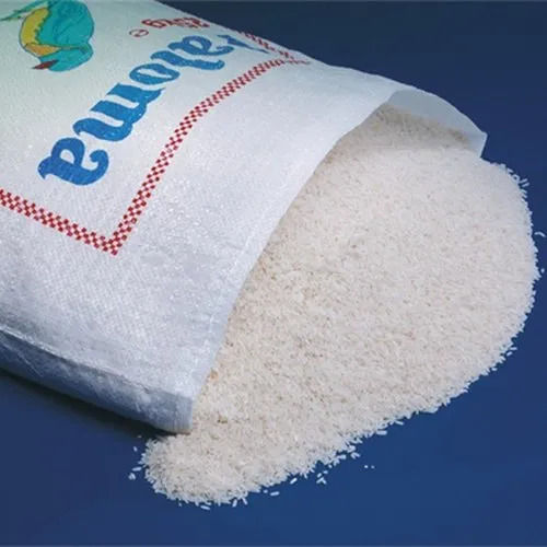 White Laminated PP Bag For Rice Packaging With Capacity 50 Kg