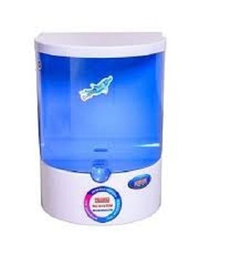 White With Blue Plastic Ro Water Purifier Installation Type: Wall Mounted