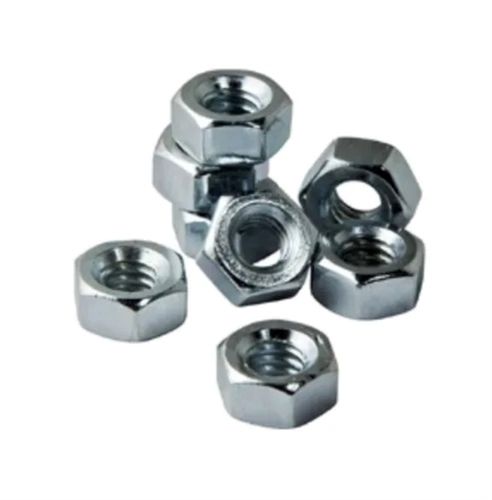 Silver 25 X 20 X 25 Mm 6 Gram Polished Stainless Steel Hex Nuts For Industries Use