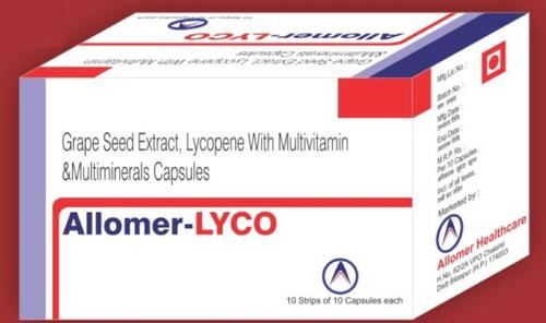 Allomer Lyco Grape Seed Extract, Lycopene With Multivitamin And Multiminerals Capsule