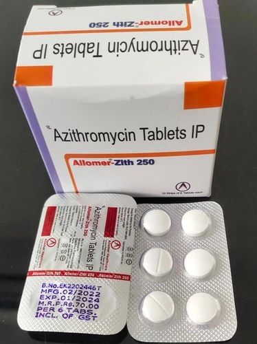 Allomer Zith 250 Azithromycin Antibiotic Tablet