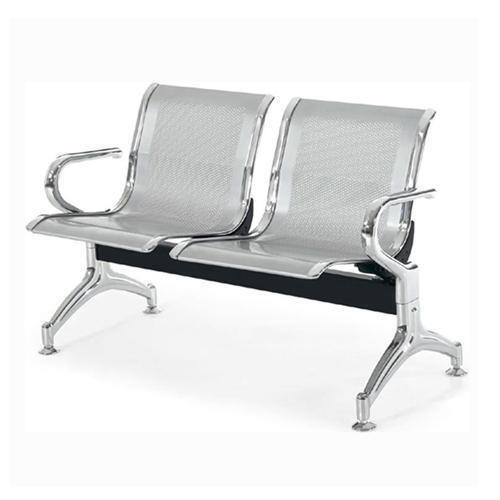 Easy to Install Rust Resistant Stainless Steel Visitors Waiting Chairs for Office Use