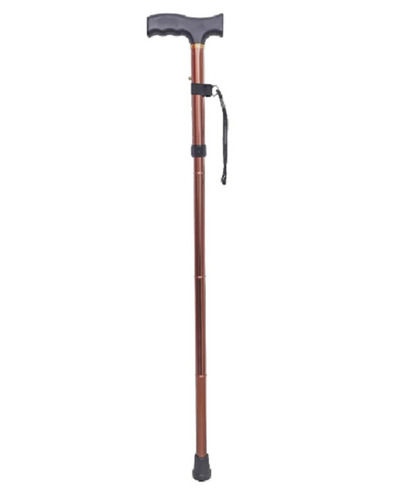 Multicolor Folding Metal Walking Stick For Old Age Person And Disable 