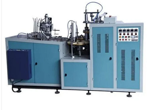 Blue 1 Ton 12Mm 1200 Kg Capacity Iron Paper Cup Making Machine 