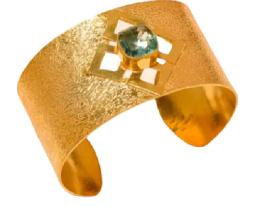 30 Gram Gold Anniversary Wedding Polished Cuff Bracelet  Diameter: 3 Millimeter (Mm)