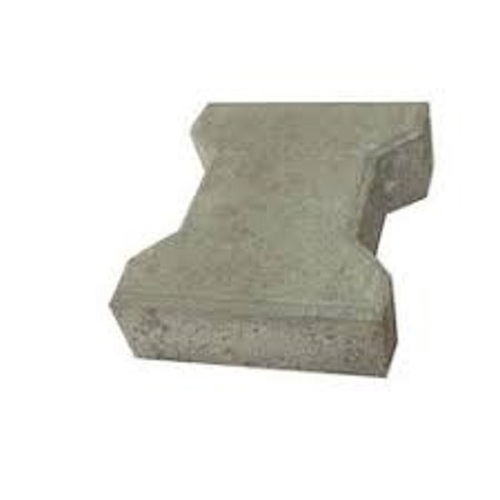 Gray Cement Interlocking Block