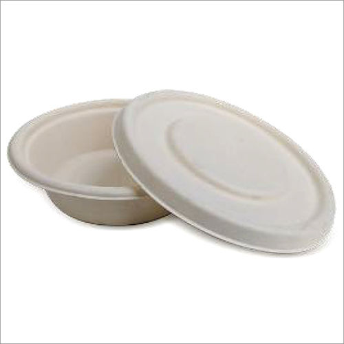 Disposable Take Away Paper Bowl With Lid, Capacity 500gm