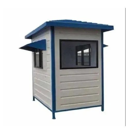 Easily Assembled Rectangular FRP Portable Security Cabin