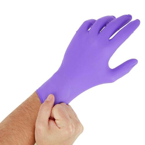 Rubber Full Finger Latex Examination Gloves, 7 Inches Sizes