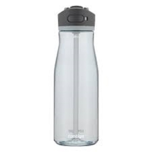 Light Black Cork Sealing Type Beverage Round Shape Plastic Water Bottle