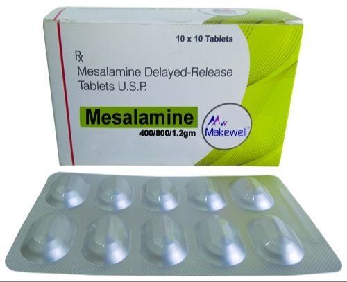 Mesalamine Delayed Release Tablets USP 400/800/1.2gm