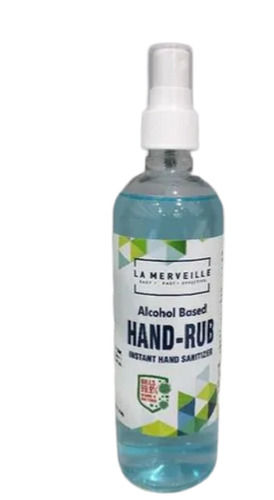 Blue 200 Ml Hand Sanitizer Bottle For Hand Cleaning