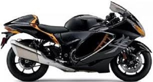 Black Petrol Operated Two Wheelers Motorcycles With Powerful Engine and High Mileage