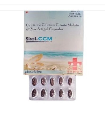 Calcitriol Calcium Citrate Malate and Zinc Softgel Capsules