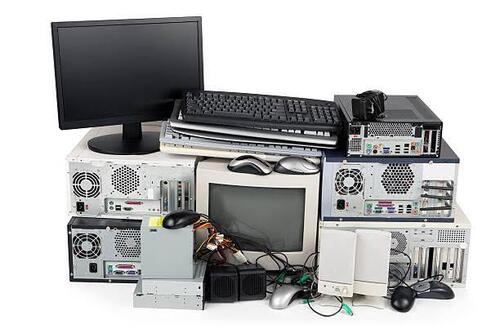 Semi-Automatic Computers Scrap For Recycling Use