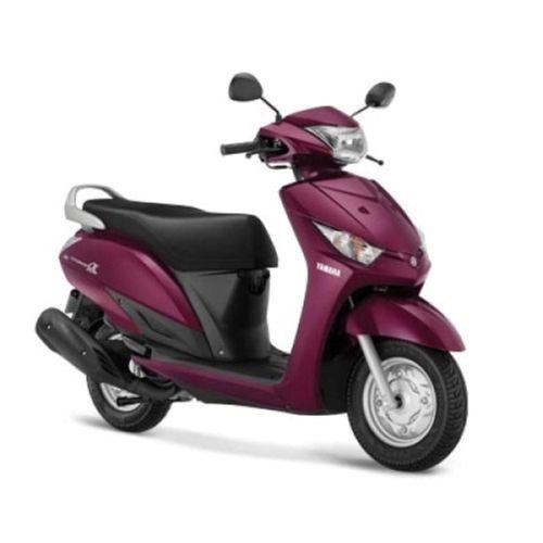 Red  62 Km/L Fuel Economy Aluminum Titanium Steel Two Seater Scooter