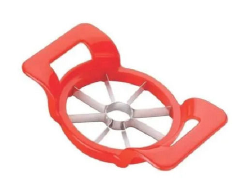 Red 12Mm Thick Abs Plastic And Stainless Steel Apple Cutter