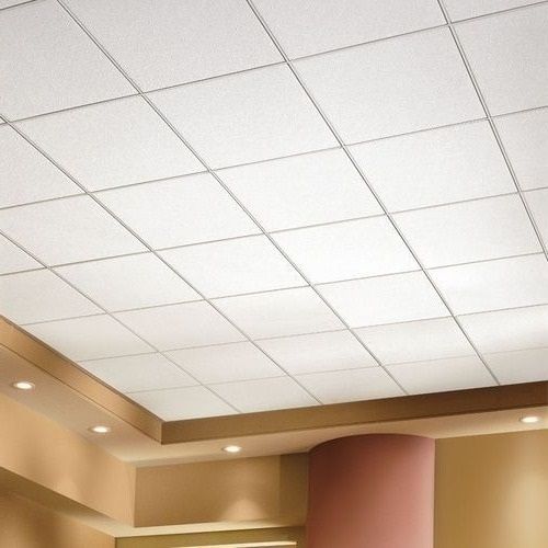 Steel 16Mm Thick Water Resistant Color Coated Square Grid Ceiling