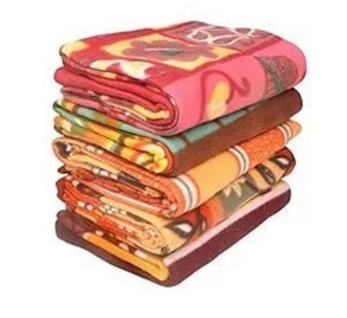 Antimicrobial Uv Protection Striped Style Printed Pattern Polar Blanket