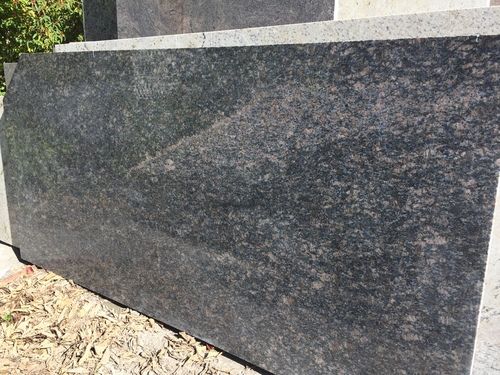 Crack Resistant Tan Blue Granite Stone For Countertop And Stair Application: Hospital