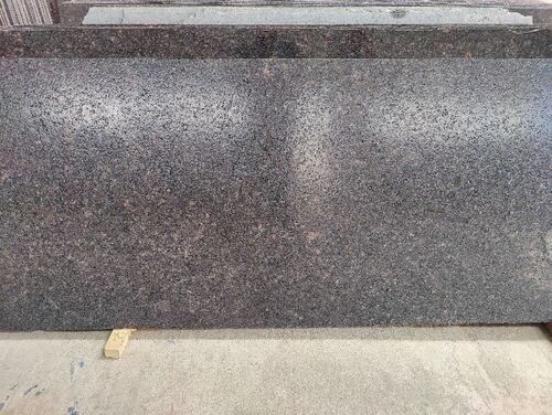 Honey Brown Granite Used In Kitchen Vanity Top And Staircase