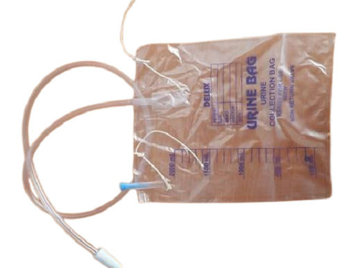 Transparent Manual Pvc Urine Collection Bag With Handle