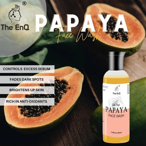 Transparent Papaya Face Wash 100 Ml For External