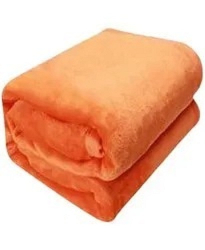 Washable Quick Dry Easy To Use Woven Plain Dyed Double Bed Mink Blanket