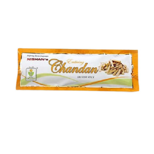 Yellow 7 Inch Length Chandan (Sandalwood) Incense Stick For Temple, Home And Office