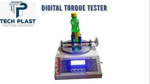 Digital Bottle Cap Torque Tester - Industrial White | Digital Display, Measures Opening and Closuring Torque in Packaging Industry, 10.00 lbs