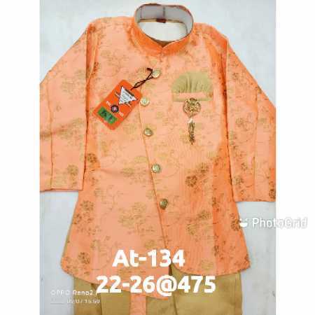 Full Sleeves Boys Indo Western Baba Sherwani for 3 to 6 Years Old