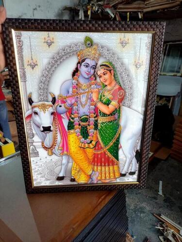 Lord Radha Krishna Religious Wall Frames For Home And Offices