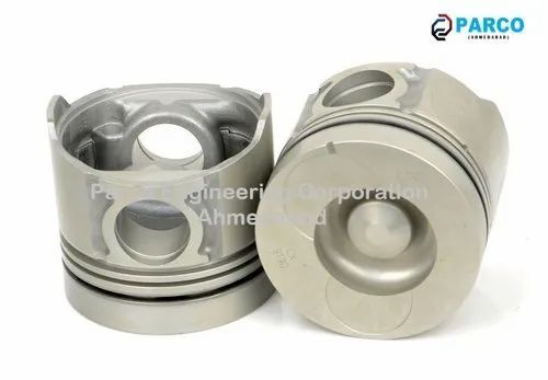 Round Shape Cast Iron Piston For Engine Of Earthmoving Machine