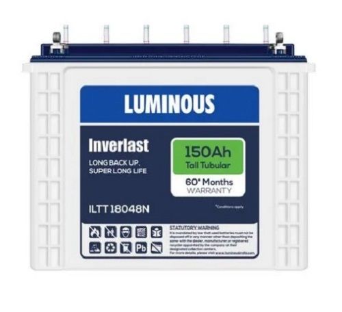 110 Volt 150 Ah 51.2 KG Charging Power Dry Luminous Inverter Battery