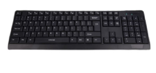 Black 500 Gram Pvc Material Wireless Keyboard For Laptop