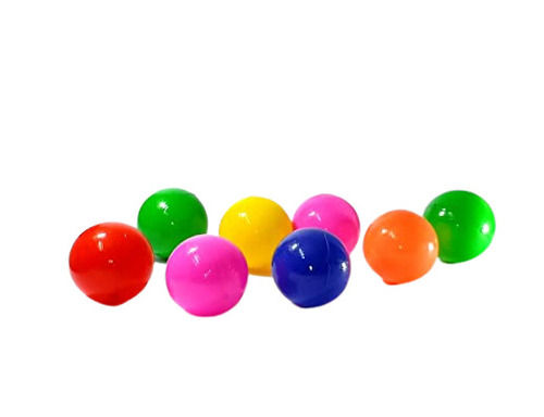 Mutlicolor 6 Cm Round Packet Of Plastic Pool Ball For Kids