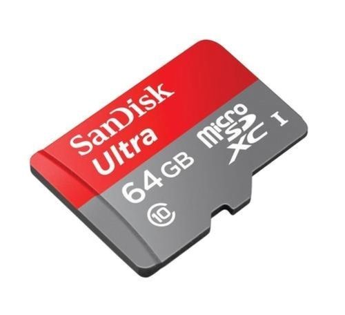 Red 64Gb Storage Lightweight Rectangular Cheap Copper And Plastic Ultra Memory Card