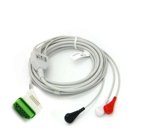 ECG Cable for Nihon Kohden 3-Lead for Patient Monitors