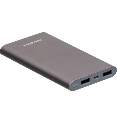 Grey Power Bank  Body Material: Plastic