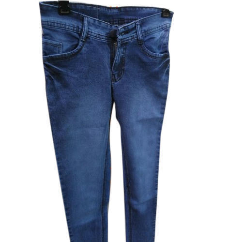 Ladies 38 Inches Length Slim Fit Stretchable Denim Jeans