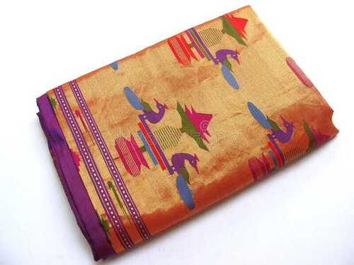 Ladies 6.3 M Length Printed Cotton Saree