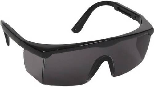 Safety Goggles Asl01 Black With Adjustable Frame General Medicines