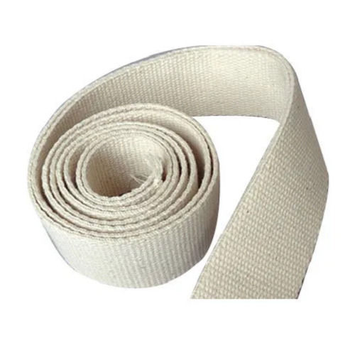 Soft Cotton Material Plain Niwar Tape For Industrial Use  Washable