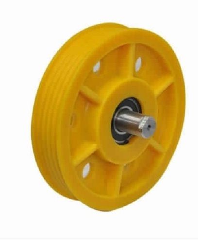 500 Mm Motorized 3 Tonne 36 Inch Screw Mild Steel Elevator Pulley Pit Depth: 4 Millimeter (Mm)