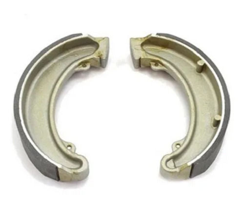 White Aluminum Motorcycle Brake Shoe Set