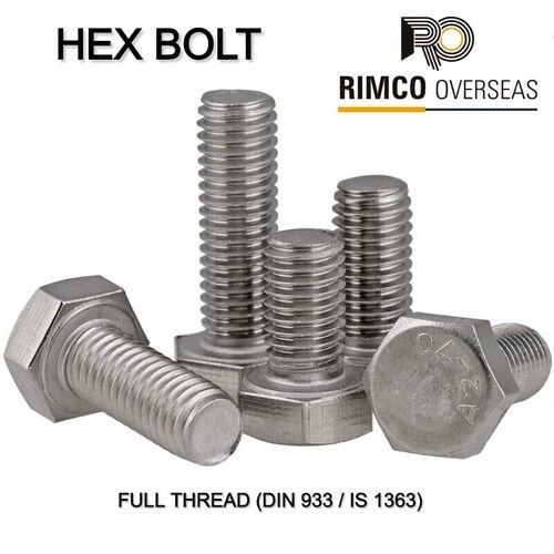 Corrosion Resistant High Strength Full Threaded Stainless Steel 304 Hex Bolts