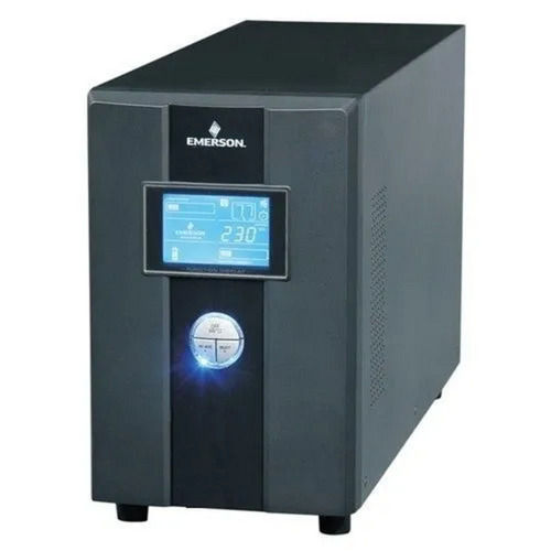 160-270 Volts Automatic Matt Finish Ip20 Black Rectangular Emerson Online Ups