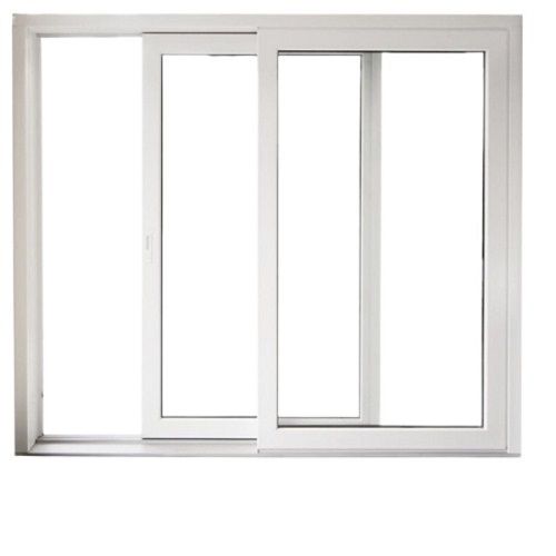 White 4X4.5 Feet Balcony Fiber Glass Aluminum Stylish Sliding Window