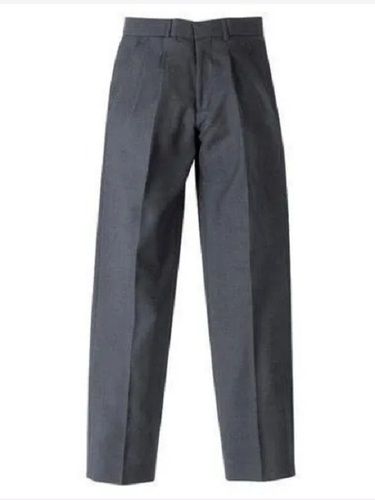 56 Cm Hip Size Polyester Plain Dyed Breathable And Washable Trousers For School Gender: Male